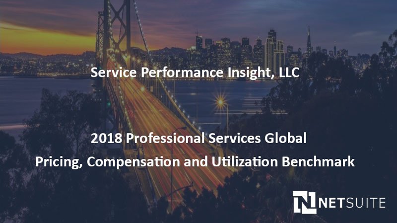 2018 Professional Services Global Pricing, Compensation and Utilization Benchmark